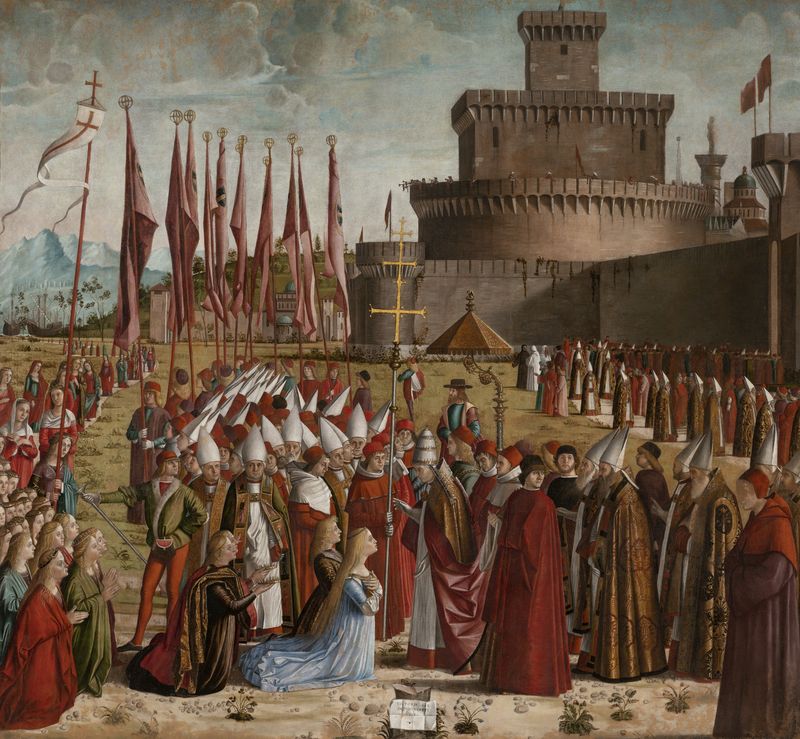 Ankunft der hl. Ursula in Rom