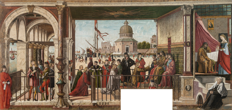 Ankunft der englischen Gesandten