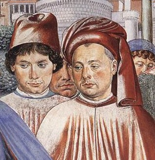 Bildnis 2 in Abschied des hl. Augustinus von Rom