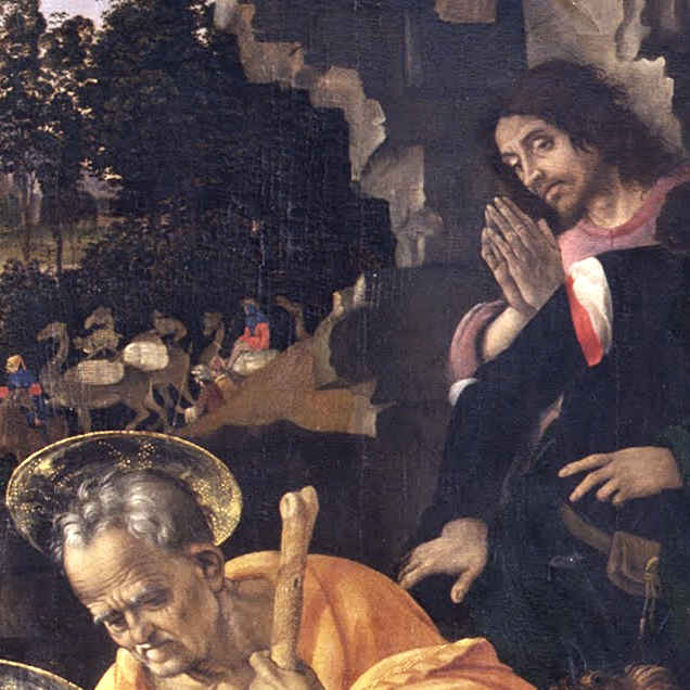 Bildnis 1 in Anbetung der Könige (Pala di San Donato a Scopeto)