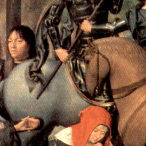 Bildnis 1 in Kreuzigung (Greverade-Altar)