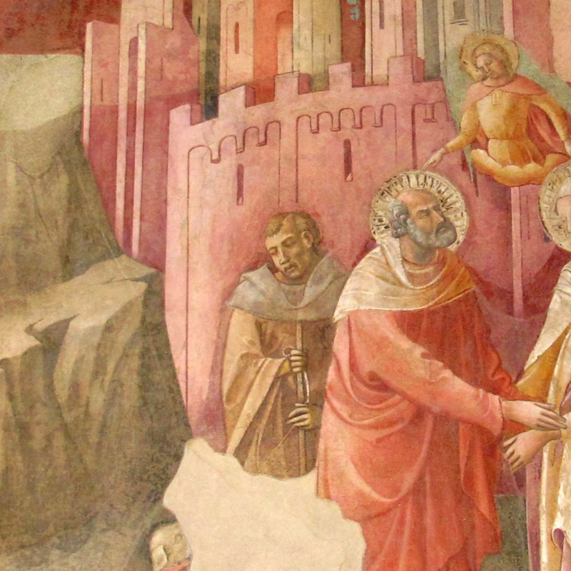 Bildnis 1 in Joachim und Anna begegnen sich an der Goldenen Pforte