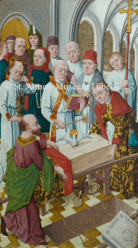 Beisetzung des hl. Lukas