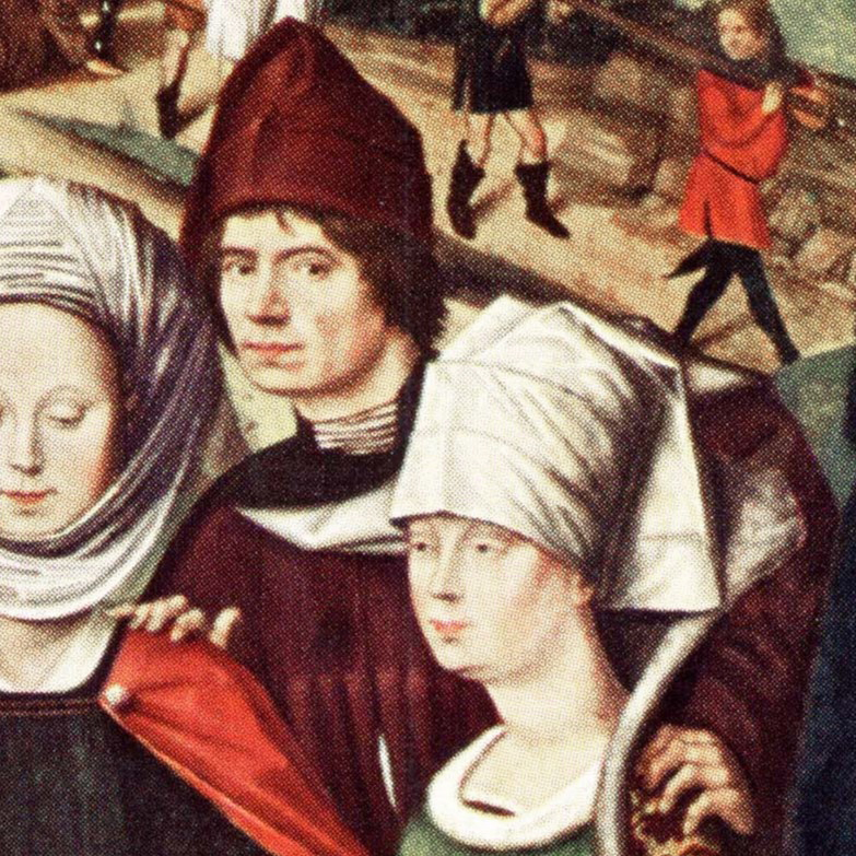 Bildnis 1 in Kreuzigung (Dortmunder-Altar)