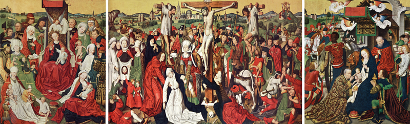 Der Hochaltar in der Propsteikirche in Dortmund von Derick Baegert