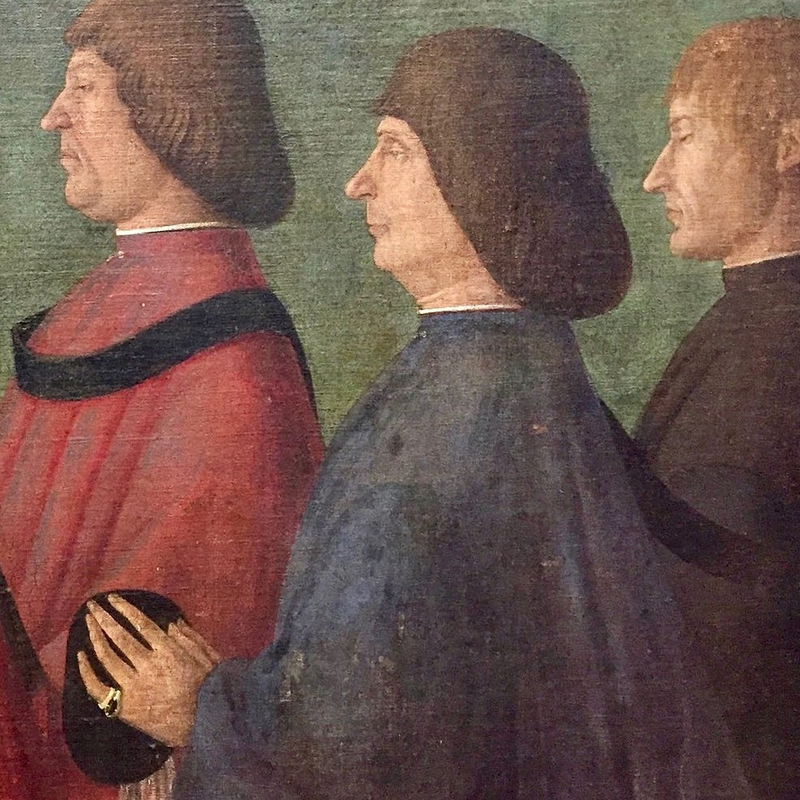 Bildnis 2 in Das Wunder der Kreuzreliquie an der Brücke von San Lorenzo