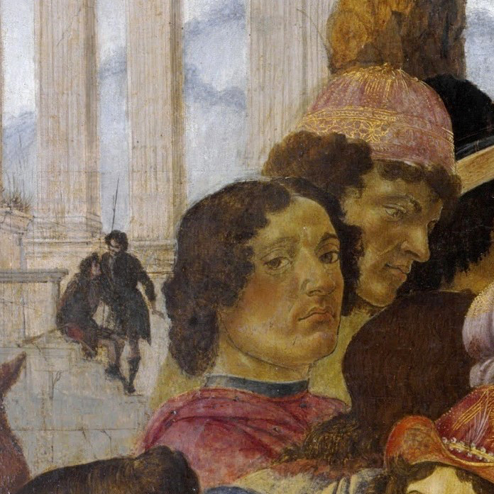 Bildnis 2 in Anbetung der Könige (Lama-Anbetung)