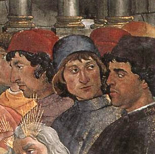 Bildnis 1 in Vernichtung der Rotte Korah