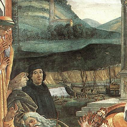 Bildnis 2 in Vernichtung der Rotte Korah