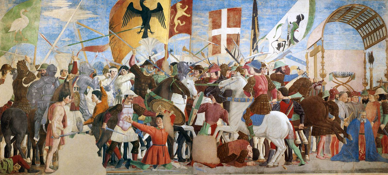 Die Schlacht zwischen Heraklius und Chosroes