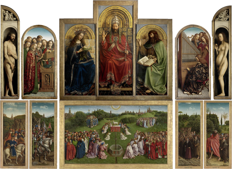 Genter Altar, Gebrüder van Eyck