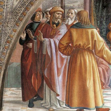 Bildnis 1 in Feuerprobe vor dem Sultan