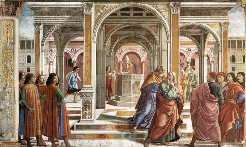 Vertreibung von Joachim aus dem Tempel