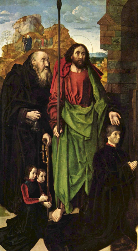 Tommaso Portinari mit Söhnen und Heiligen (Portinari-Altar)