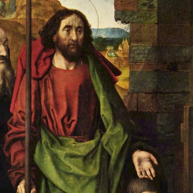 Bildnis 1 in Tommaso Portinari mit Söhnen und Heiligen (Portinari-Altar)