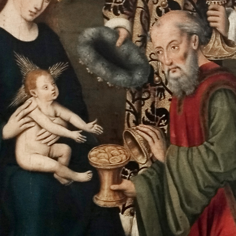 Bildnis 2 in Anbetung der Könige