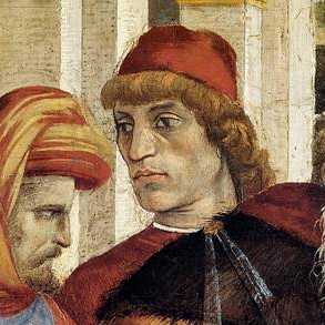 Bildnis 1 in Triumph des hl. Thomas von Aquin über die Häretiker