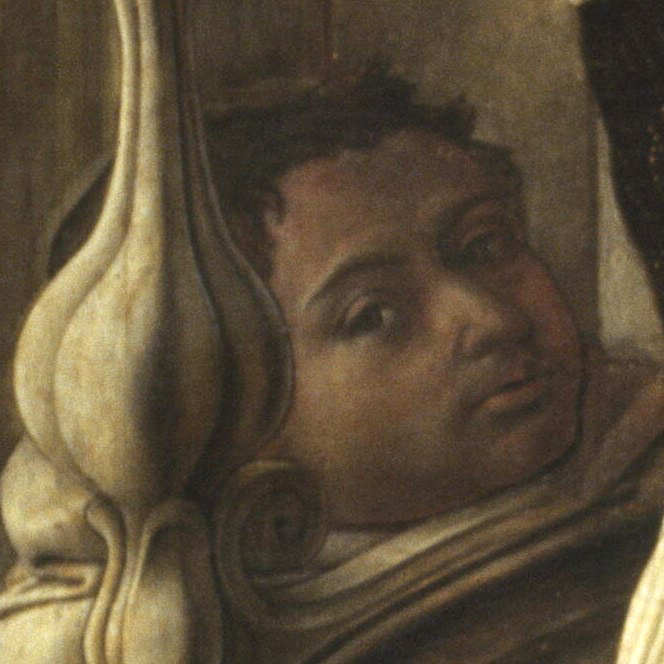 Bildnis 1 in Pala Barbadori