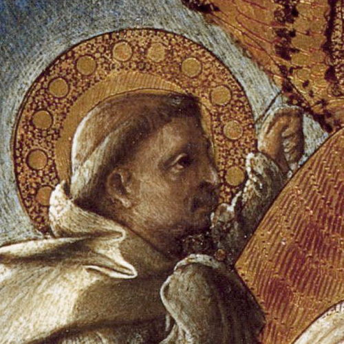 Bildnis 1 in Thronende Madonna umgeben von Heiligen und Engeln