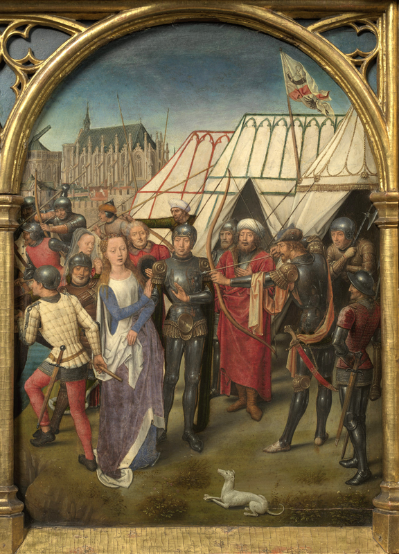 Das Martyrium der hl. Ursula bei der Ankunft in Köln