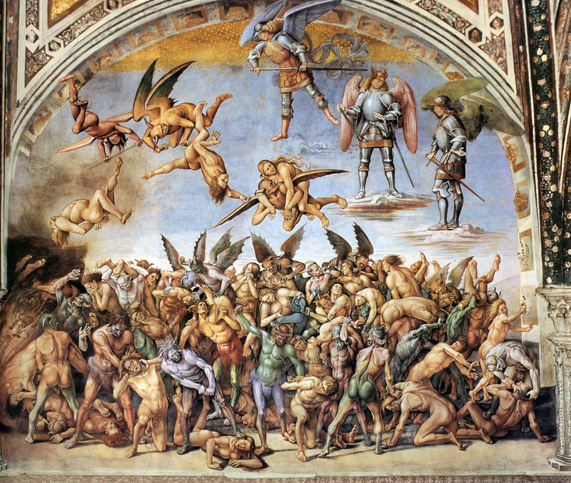 Die Qualen der Verdammten in der Hölle