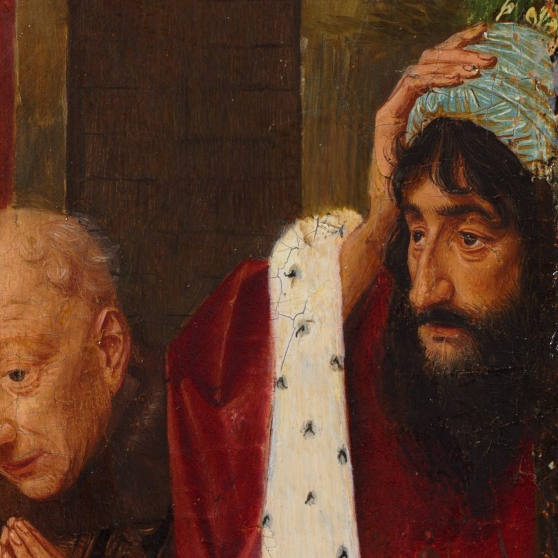 Bildnis 1 in Anbetung der Könige (Cleveland)