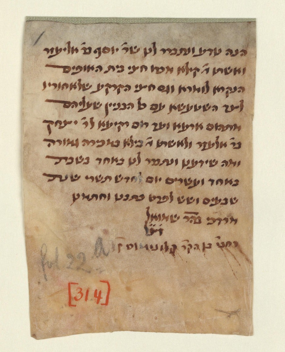 Manuscript image 1 for Folio None